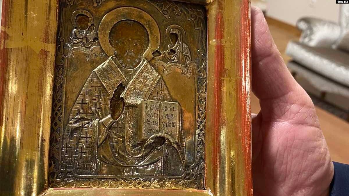 Подаровану Лаврову українську ікону повернули до Боснії і Герцеговини