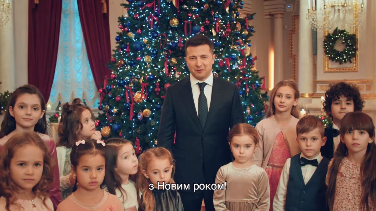 Володимир Зеленський привітав українців з Новим роком