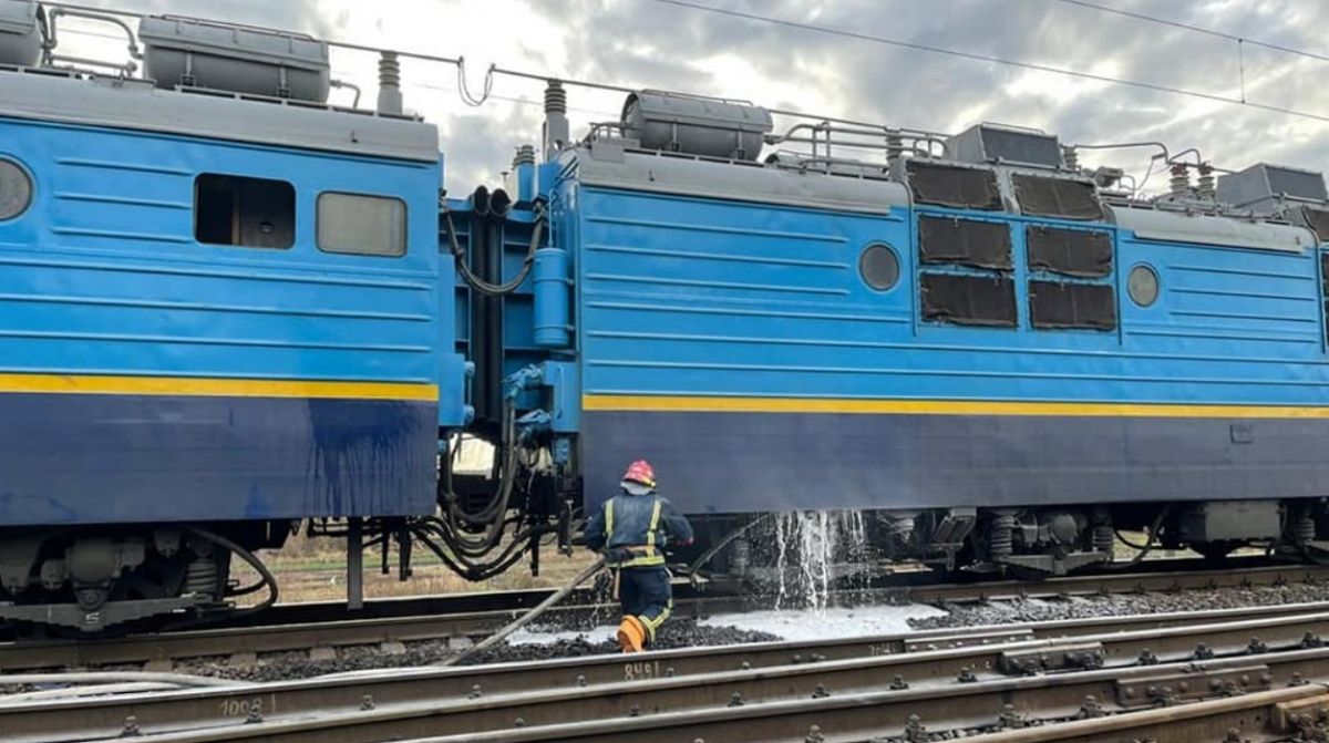 Під час руху на Рівненщині загорівся поїзд Миколаїв – Рахів