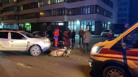 Авто поліції охорони збило 15-річного кур’єра у Львові