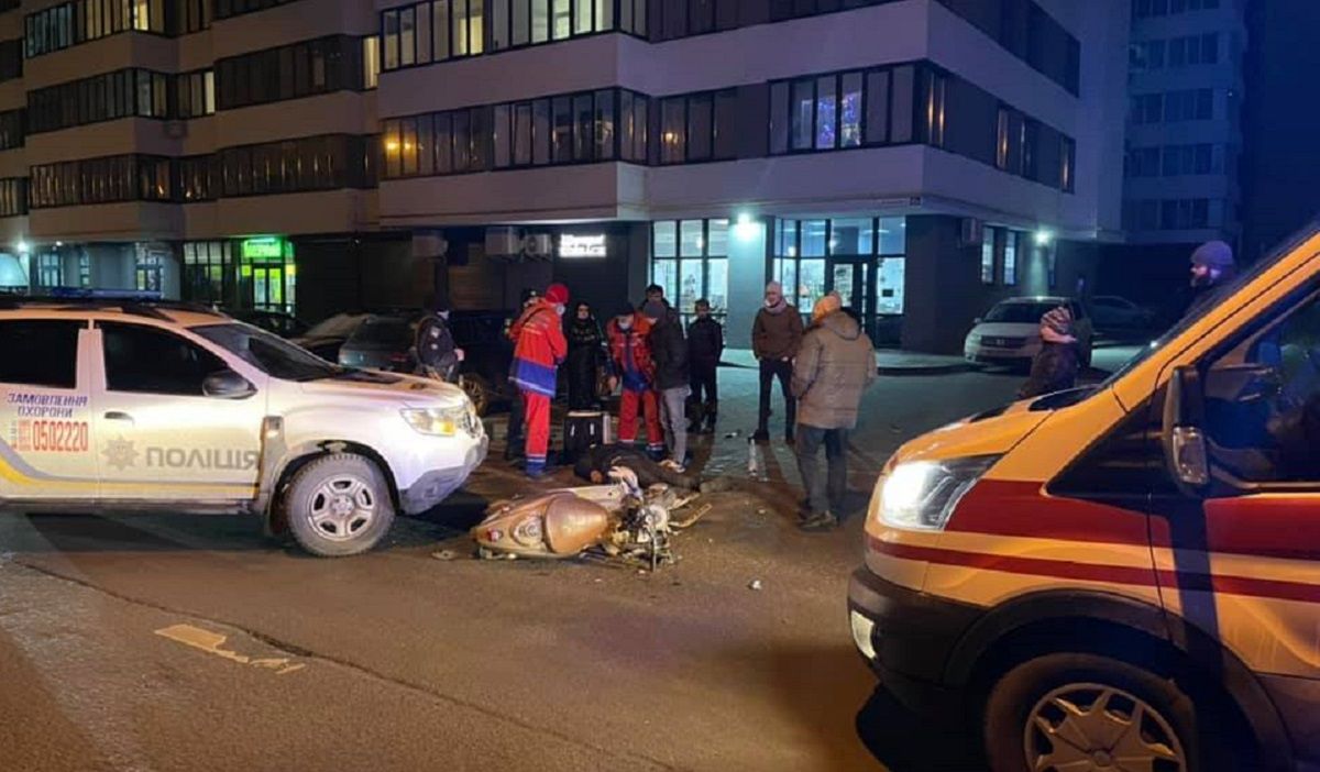 Автомобіль поліції охорони збив 15-річного кур’єра у Львові