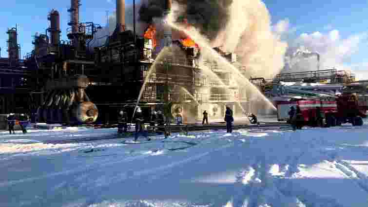 На хімзаводі «Карпатнафтохім» в Калуші сталася пожежа