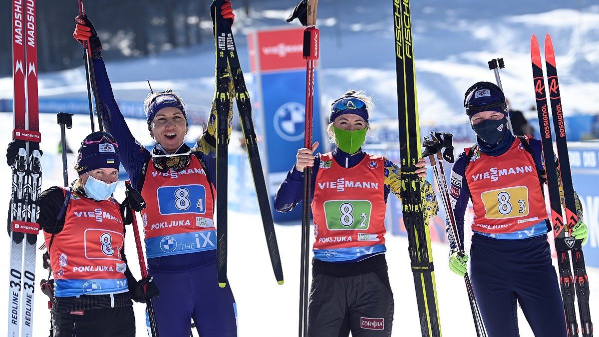 Жіноча збірна України здобула бронзу на Чемпіонаті світу з біатлону
