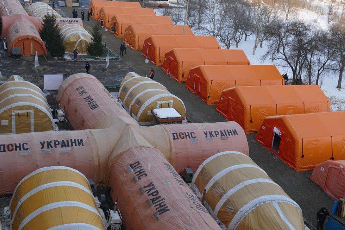 В Богородчанах розгорнули мобільний госпіталь для хворих на Covid-19