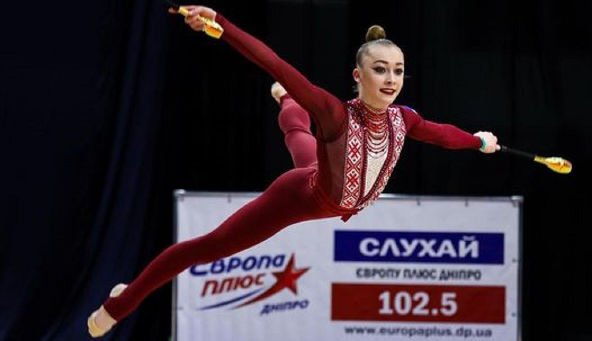 Христина Погранична завоювала чотири медалі на Кубку України з художньої гімнастики