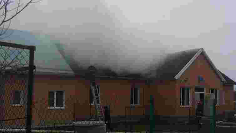 У селі Дуліби на Стрийщині виникла пожежа в Народному домі