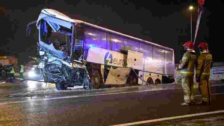 Український автобус потрапив у ДТП в Польщі, є загиблий і поранені
