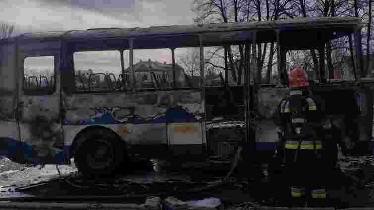 У Дрогобичі під час руху загорівся рейсовий автобус