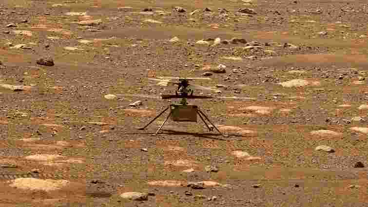 NASA вперше в історії запустила гелікоптер над поверхнею Марса