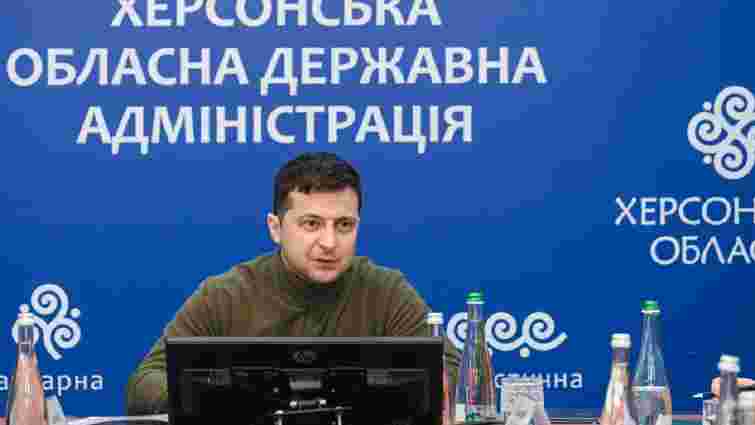 Зеленський доручив скликати РНБО через ситуацію на адмінмежі з Кримом