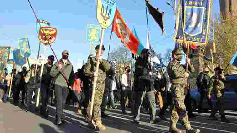 В Києві пройшов марш вишиванок на честь створення дивізії «Галичина»