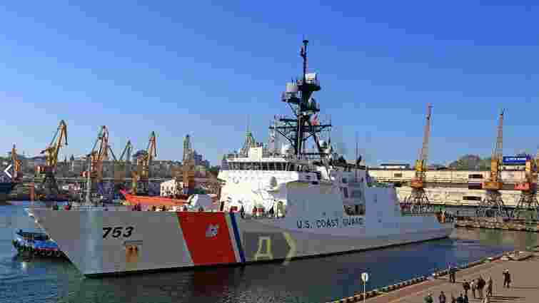 Фрегат берегової охорони США Hamilton зайшов у порт Одеси