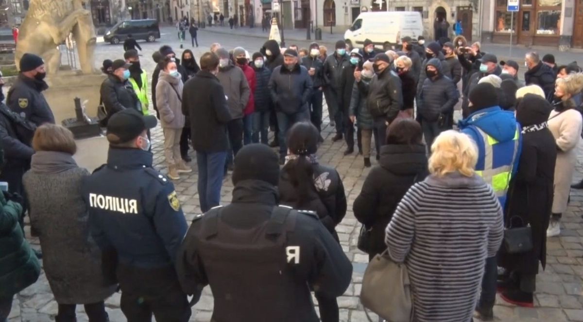 Львівську підприємицю звільнили від покарання за організацію пікету в жорсткий карантин