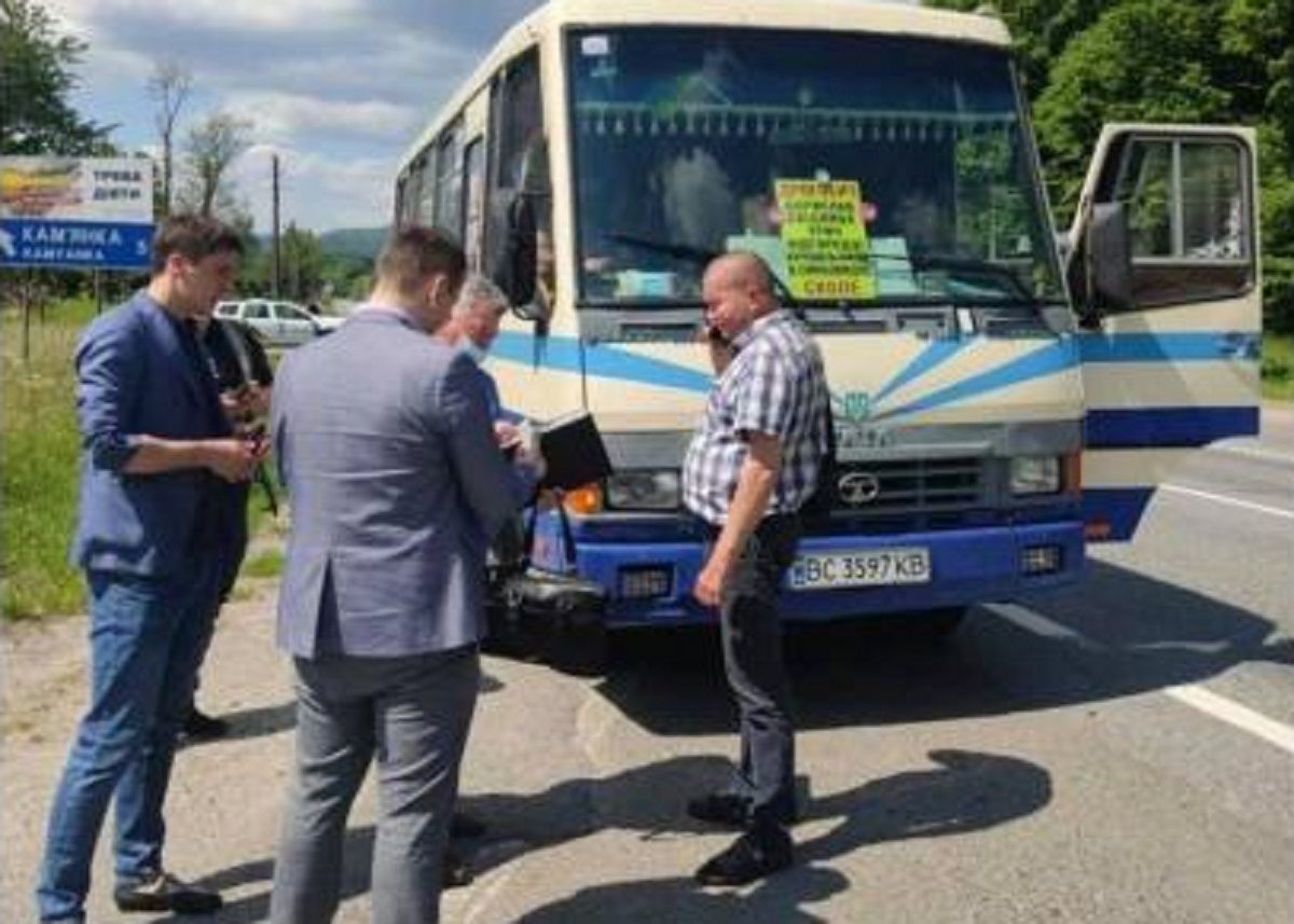 На автобусному маршруті Дрогобич-Сколе виявили нелегального перевізника
