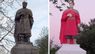 У селі на Львівщині незвично розфарбували пам’ятник Хмельницькому
