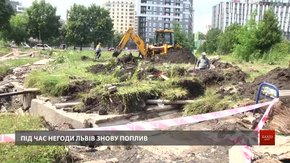 Львівські комунальники ліквідовують наслідки негоди