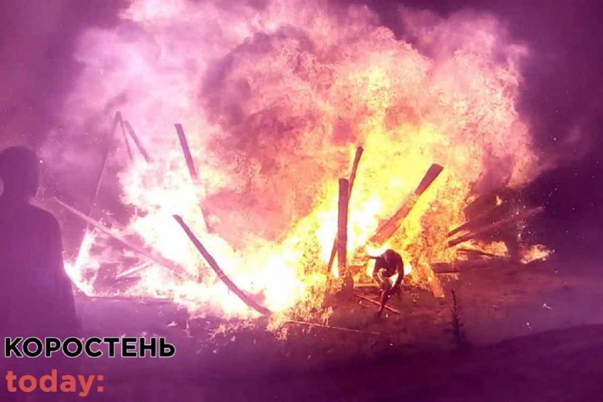 У Коростені під час святкування Купала вибухнули каністри з бензином, є постраждалі