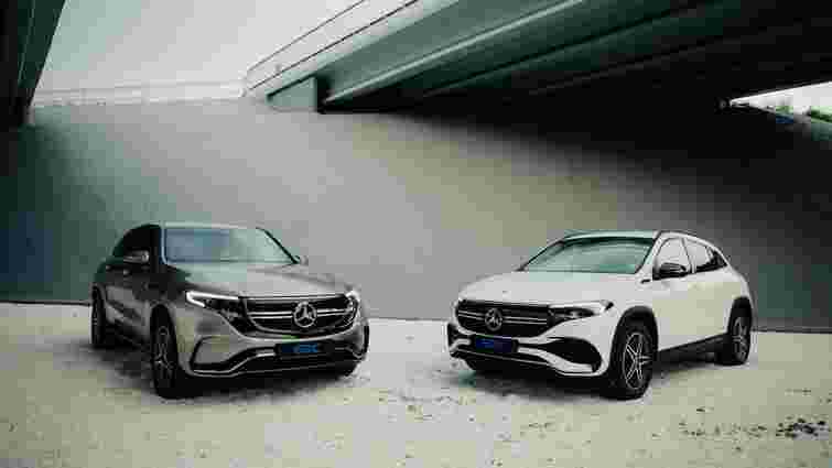Електромобілі Mercedes-Benz EQA та EQC стали героями відеопрезентації в Україні