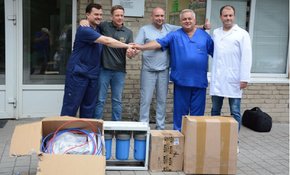  8-й міській лікарні Львова благодійники подарували систему очистки води