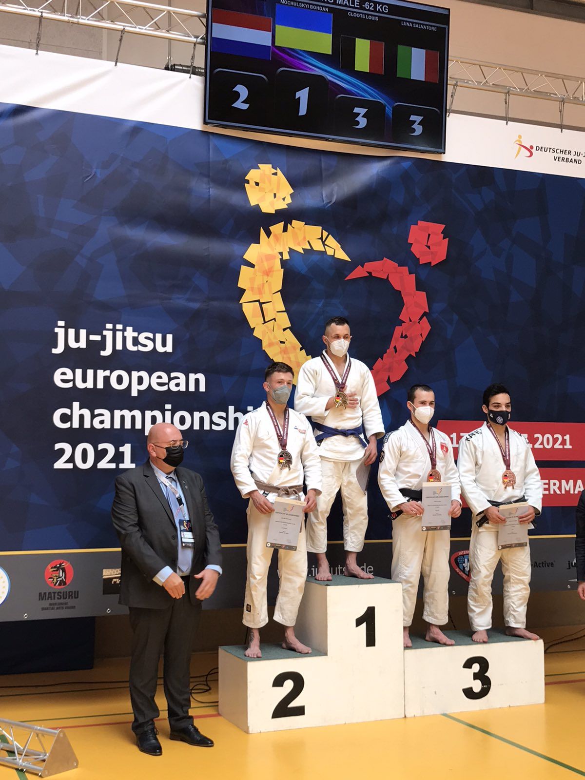 Богдан Мочульський із Луцька став чемпіоном Європи з джиу-джитсу