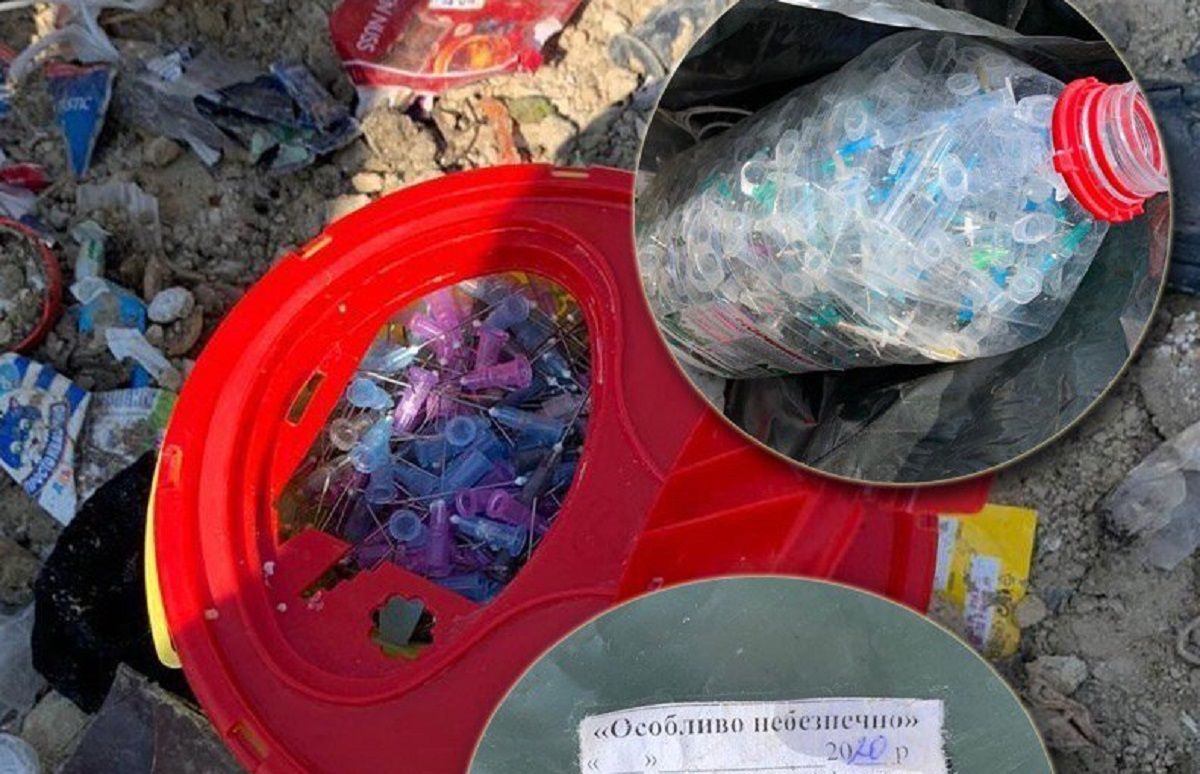 Дрогобицький підприємець організував звалище небезпечних медичних відходів
