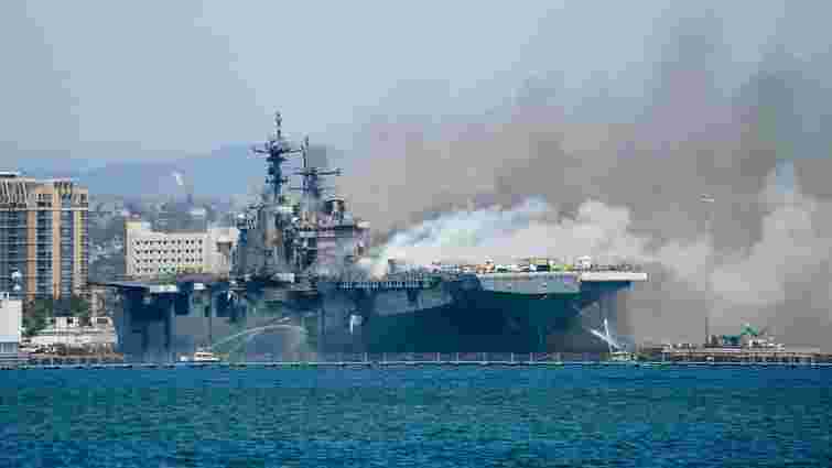 Американського моряка звинуватили в підпалі десантного корабля ВМС США