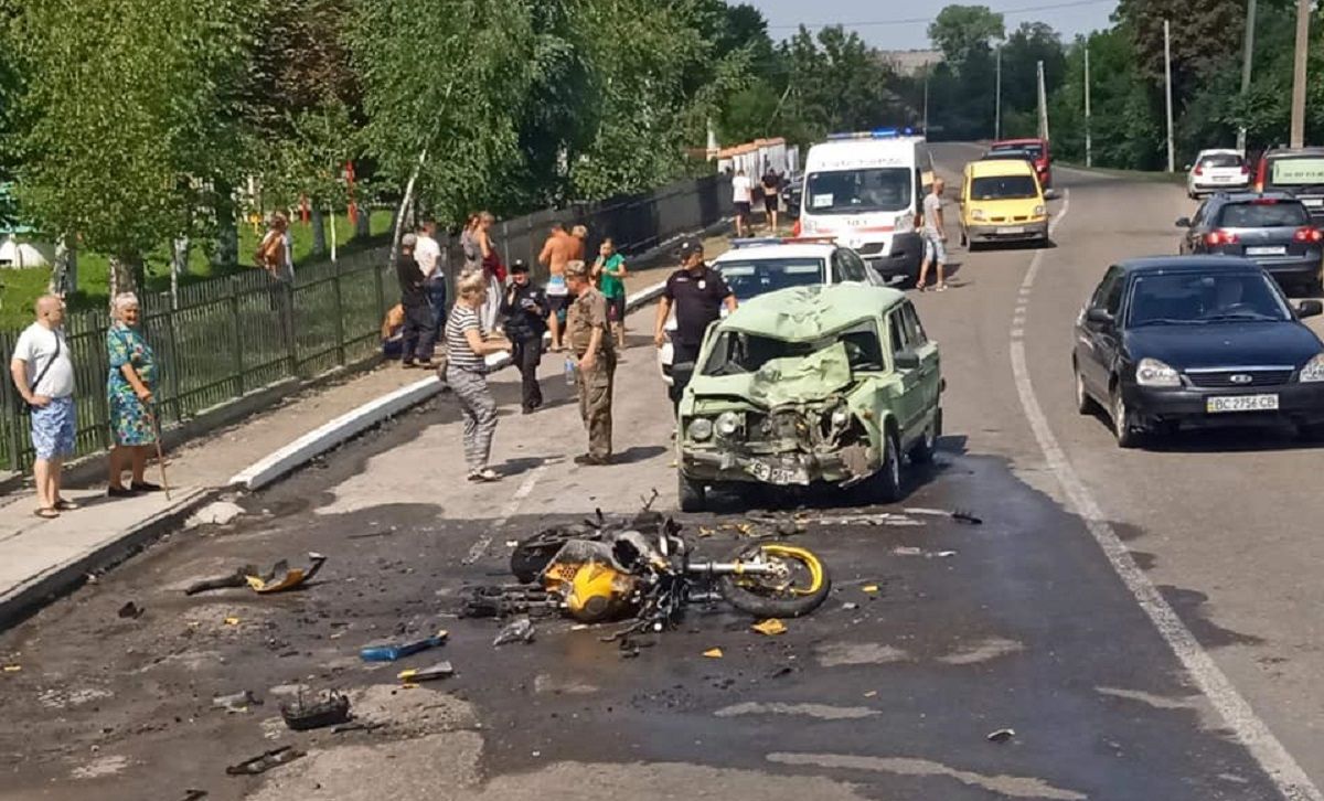 22-річний мотоцикліст загинув у ДТП біля Мостиськ
