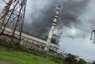 На Бурштинській ТЕС виникла масштабна пожежа