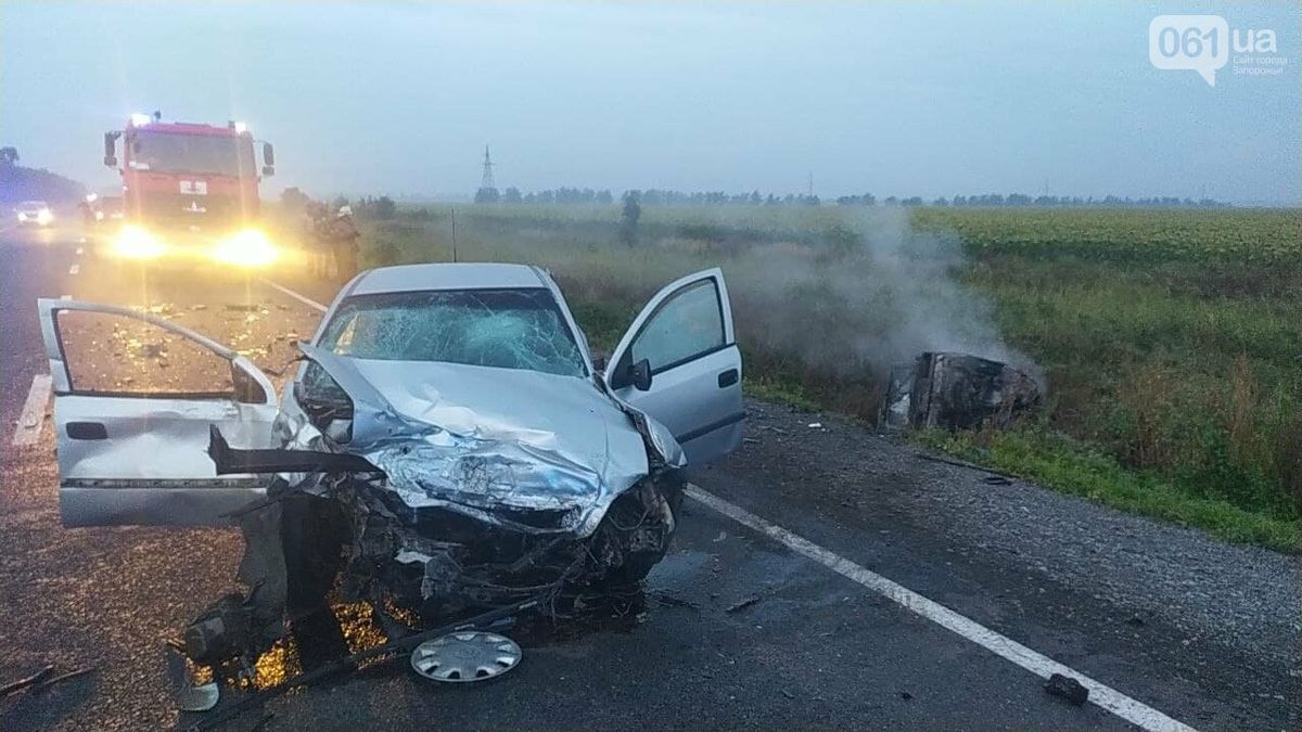 П'ятеро людей загинули в ДТП у Запорізькій області
