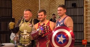 У Львові супергерої зіграли в баскетбол заради Вікторії Полюги