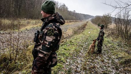 Литва показала, як білоруські прикордонники силою женуть мігрантів через кордон