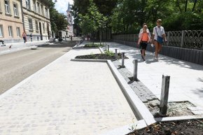 Вулицю Пекарську у Львові відкрили для проїзду транспорту
