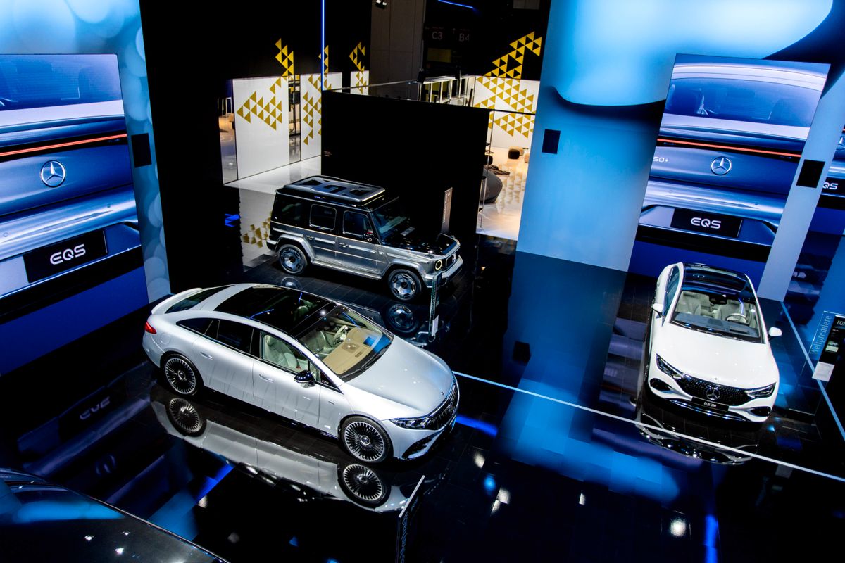 На автосалоні у Мюнхені Mercedes показав сім нових електромобілів