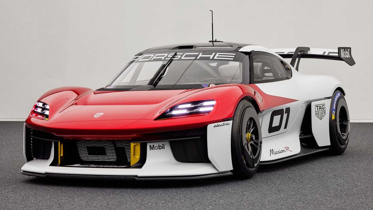 Porsche показала електричний болід Mission R Concept