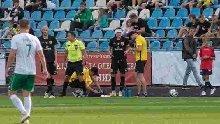 Під час матчу з «Карпатами» 24-річний футболіст «Буковини» отримав струс мозку