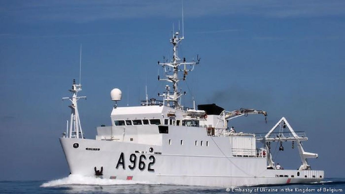 Бельгія подарувала Україні судно для дослідження Чорного і Азовського морів