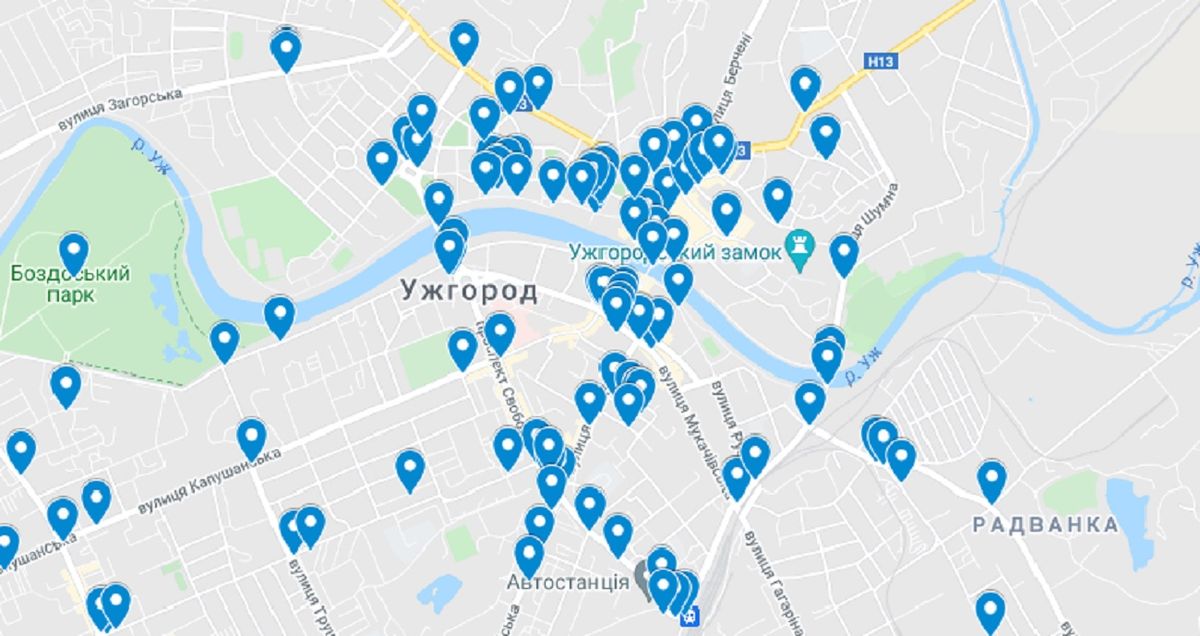 В Ужгороді встановлять понад 60 камер відеоспостереження
