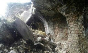 У комплексі Бродівської фортеці обвалилася частина казематів