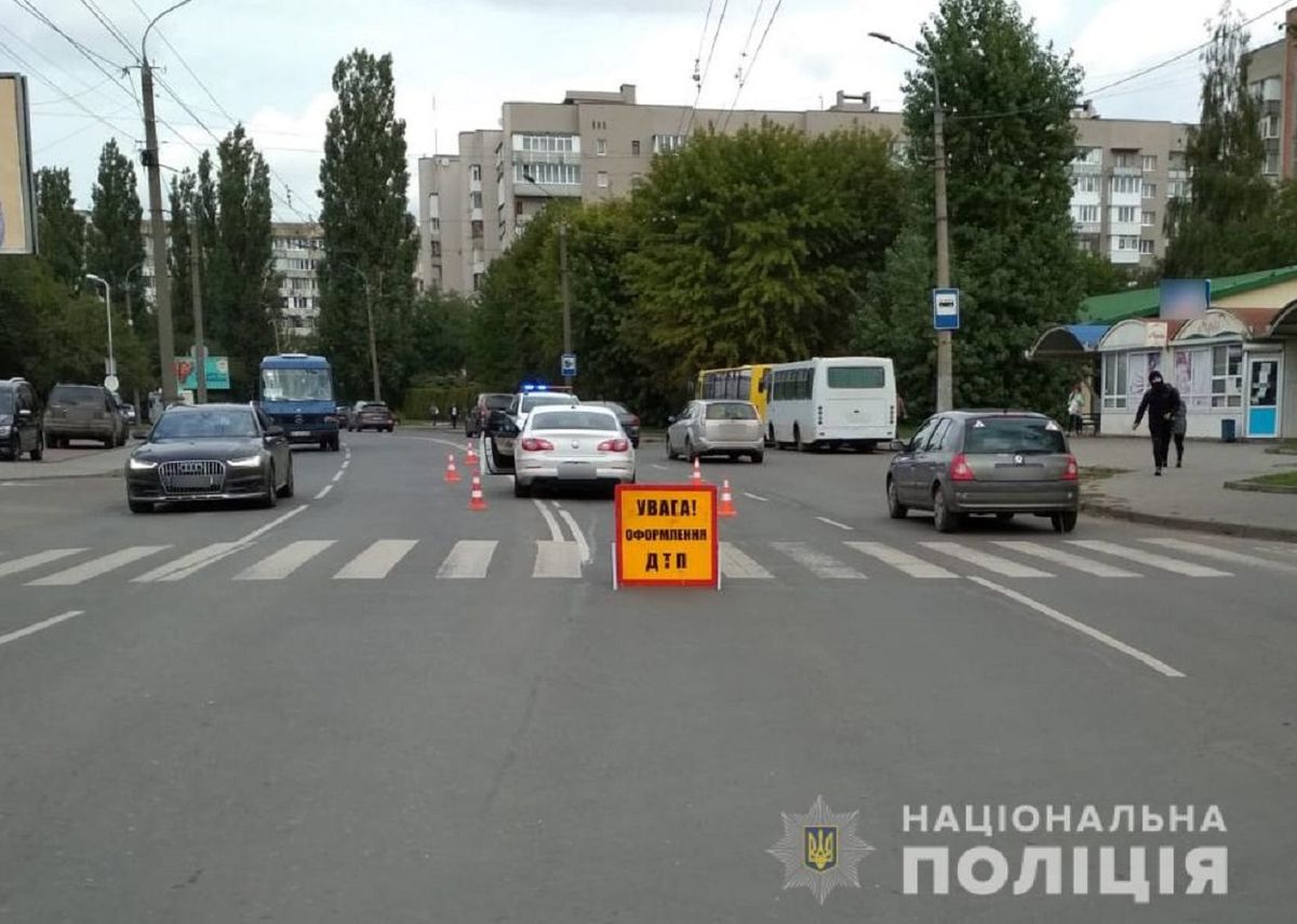 Водій Volkswagen збив 10-річного школяра на пішохідному переході у Луцьку