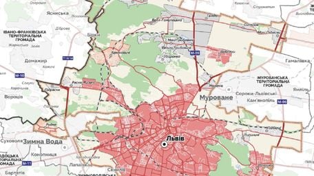 Подивіться, як насправді виглядає великий Львів. Карта дня