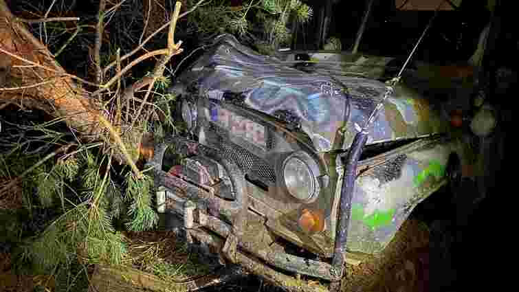 На Яворівщині автомобіль в'їхав у дерево, водій загинув