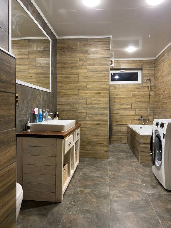 Гордість Юлі - ванна кімната, ремонт у якій зробив Руслан