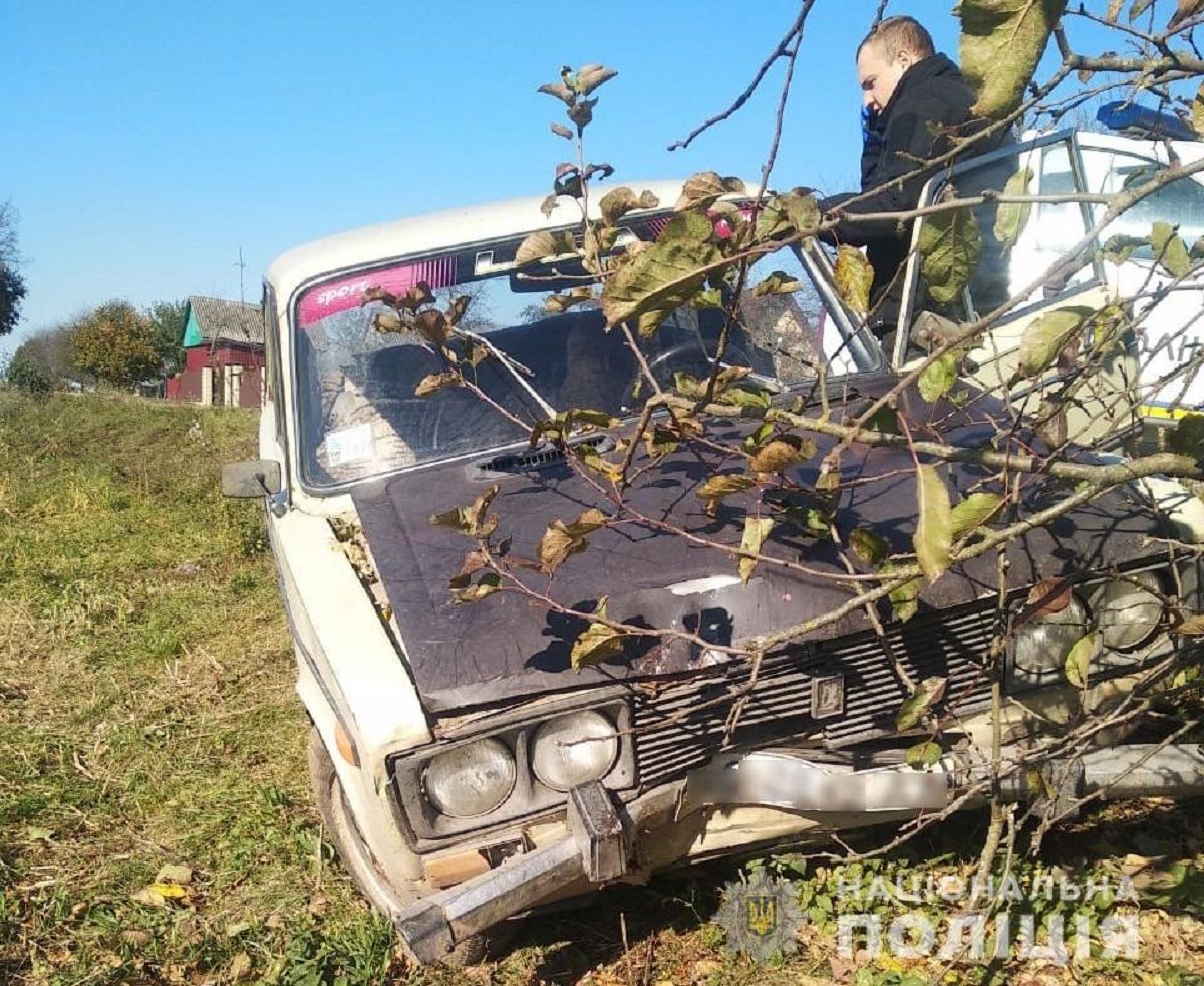 На Волині нетверезий 21-річний юнак вчинив ДТП на краденому автомобілі