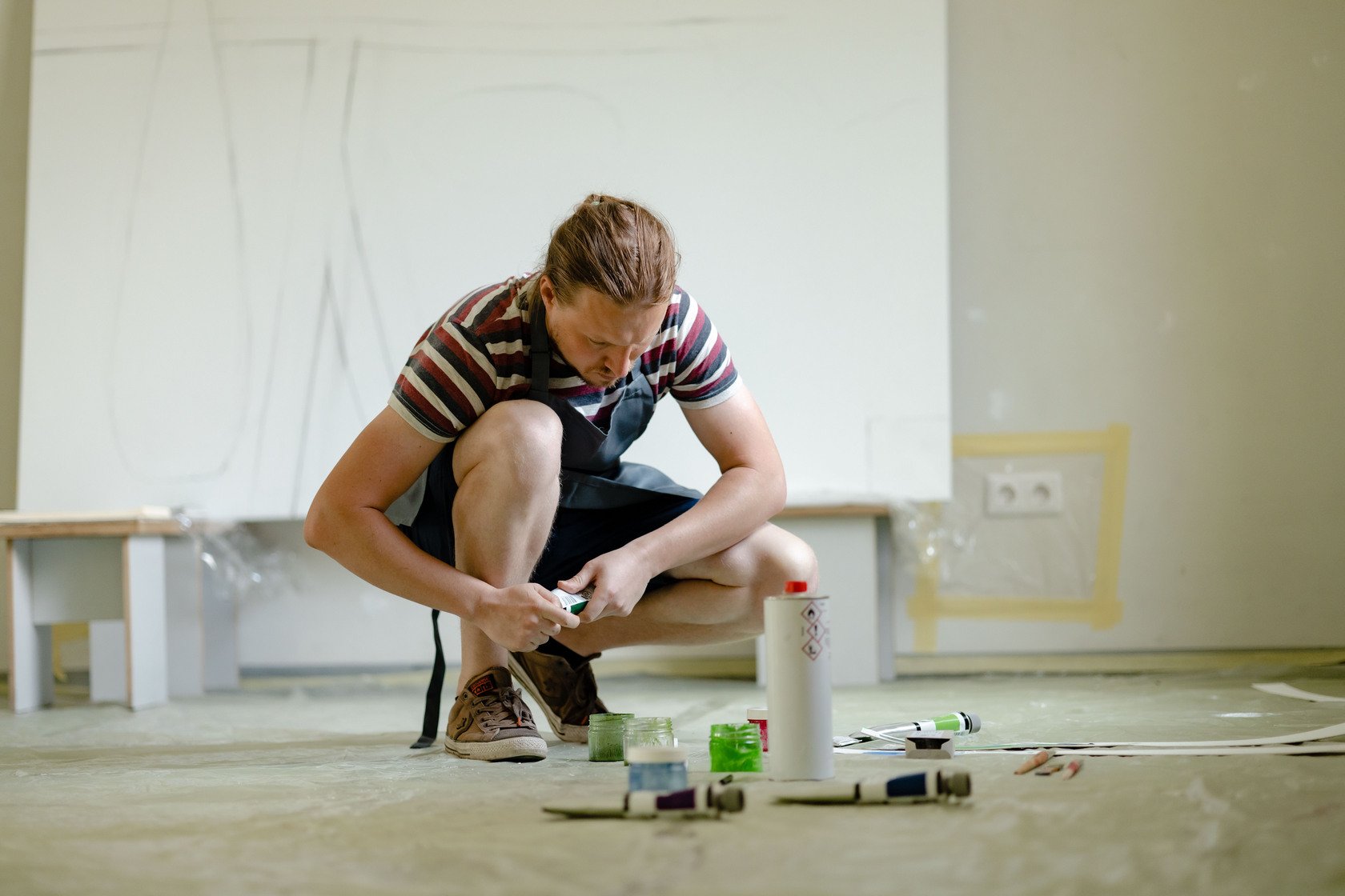 Андрій Саченко за роботою (фото Богдана Ємця)