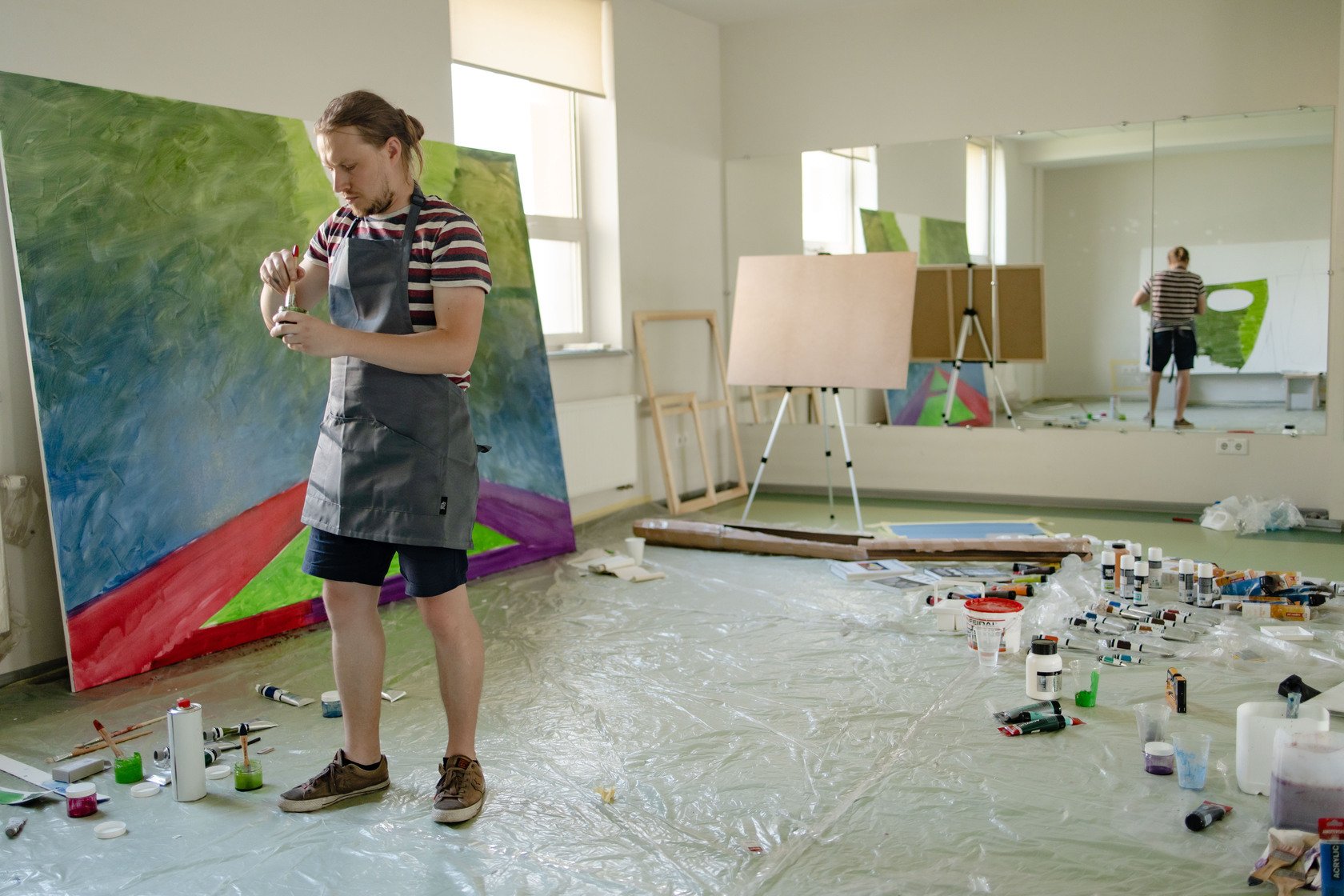 Андрій Саченко за роботою (фото Богдана Ємця)