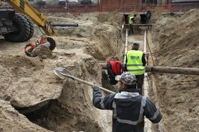 Роботи на вул. Шевченка ускладнює виявлена на глибині скельна порода