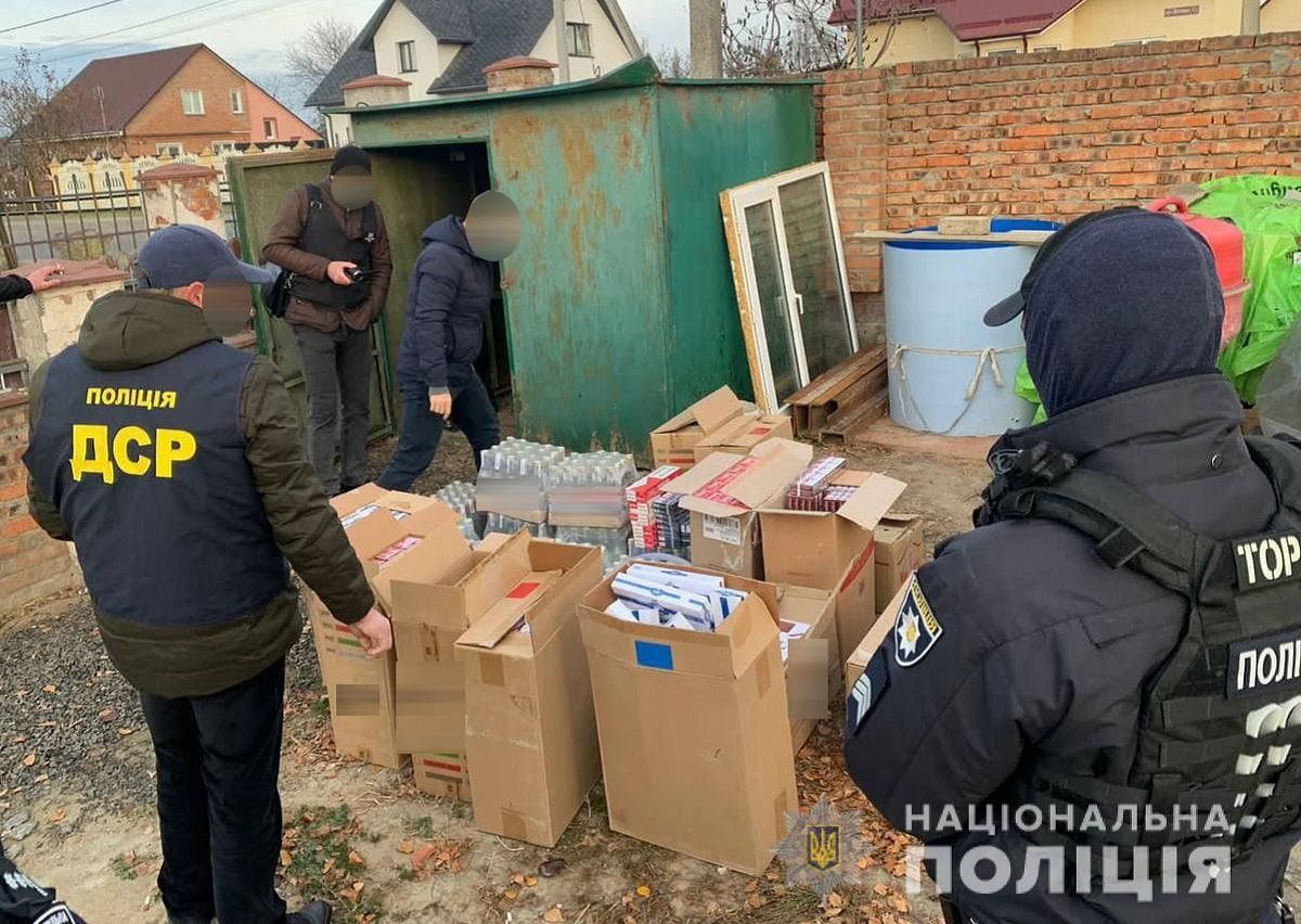 З підпільного цеху на Волині вилучили підроблений алкоголь на 370 тис. грн