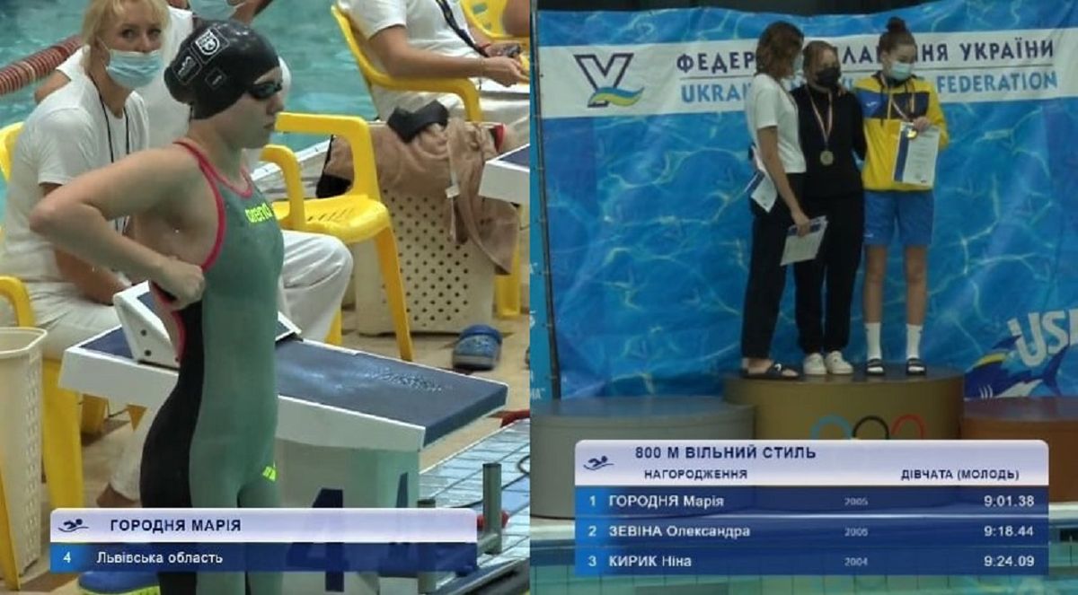 16-річна львів’янка стала чемпіонкою України з плавання