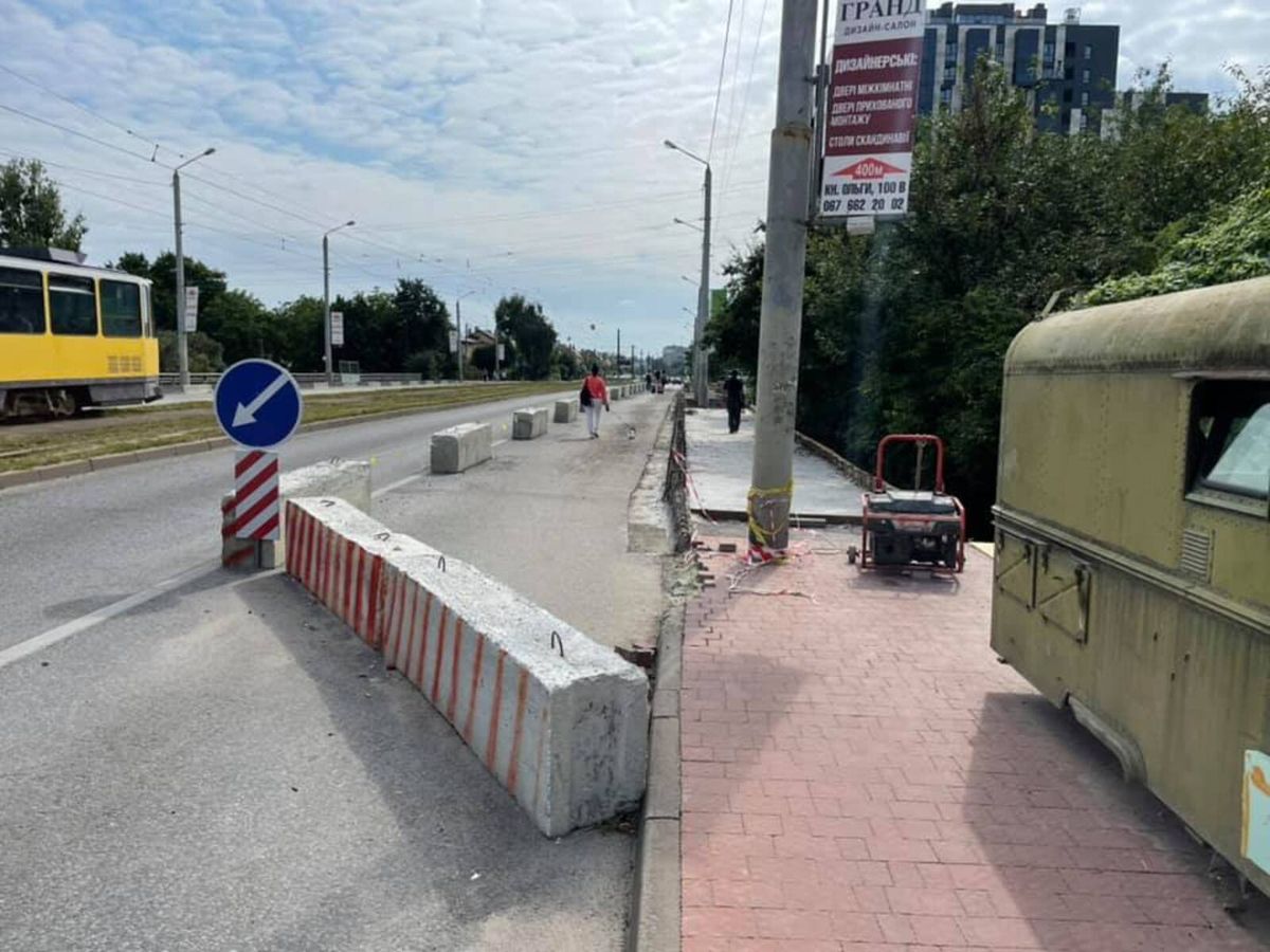 На вул. Княгині Ольги у Львові тимчасово реорганізують рух