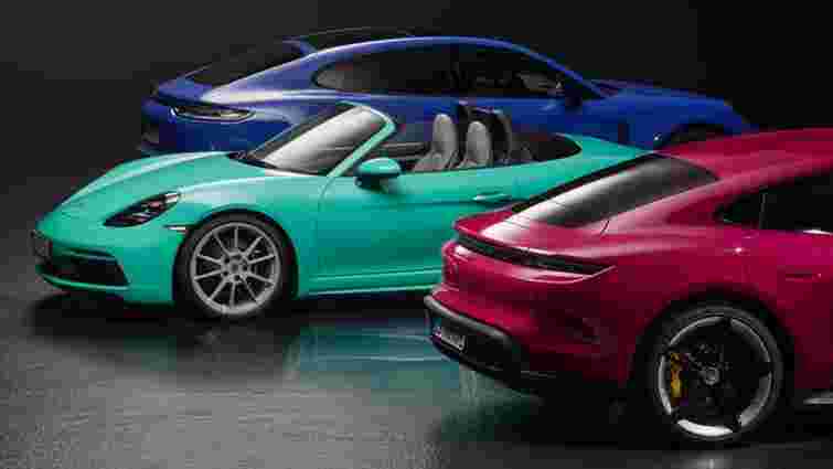 Porsche розширює палітру кольорів до понад 160 відтінків